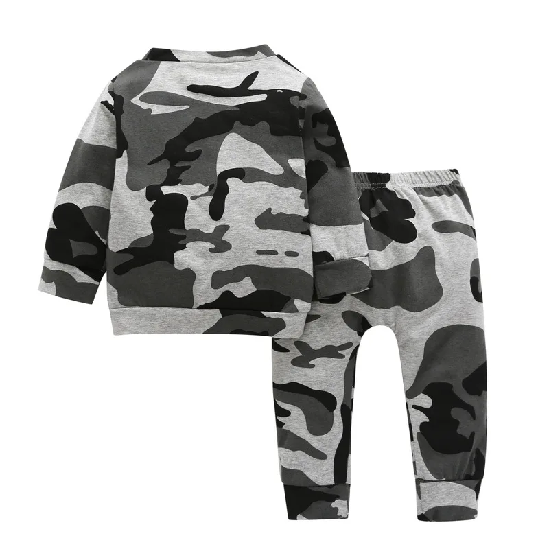 Newborn Baby Boys Clothes 2020 Spring Infant Camouflage T-shirt+Camo Pants Boy Outfits 2 Piceces Sets |