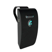 handsfree car speaker kit plastic for cell phone 50cm car charger line wireless hand free speaker phone visor for phone 1 set