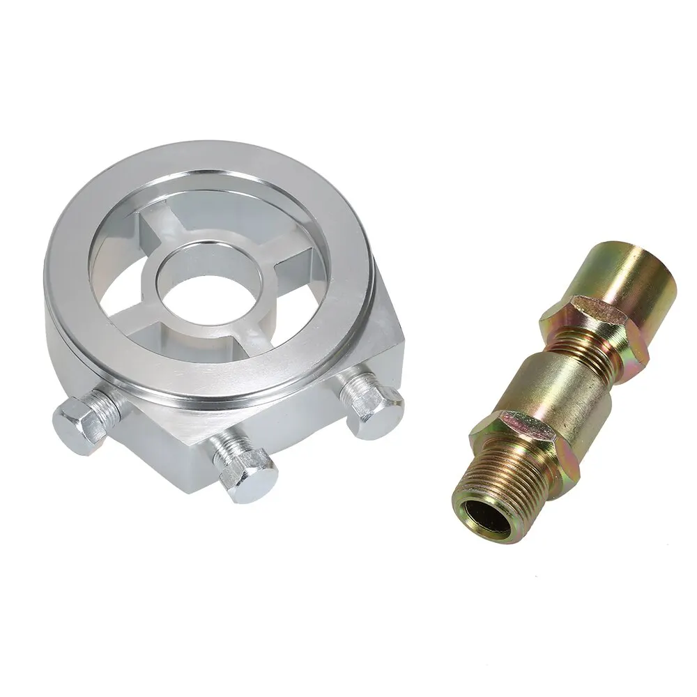 Алюминиевый Универсальный автомобильный масляный фильтр охладитель сэндвич