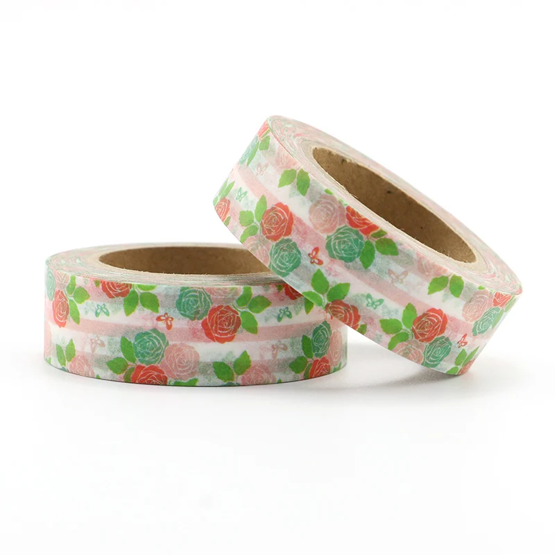 Топ продаж свежий цветочный милый животный дизайн васи лента клубника липкая
