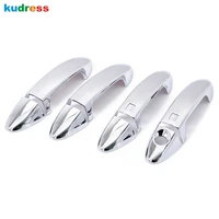 for ford ecosport 2013 2014 2015 2016 abs chrome exterior door handle decoration trims with keyhole car styling 8pcs