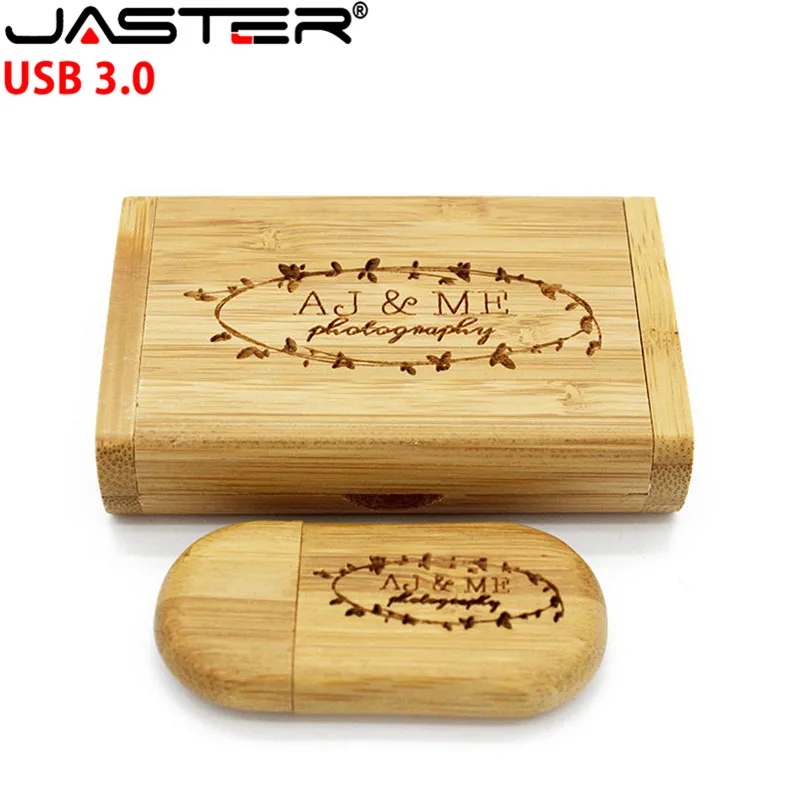 Деревянный USB-накопитель JASTER usb 3 0 (более 10 шт. бесплатного логотипа) 8 ГБ 16 32 64