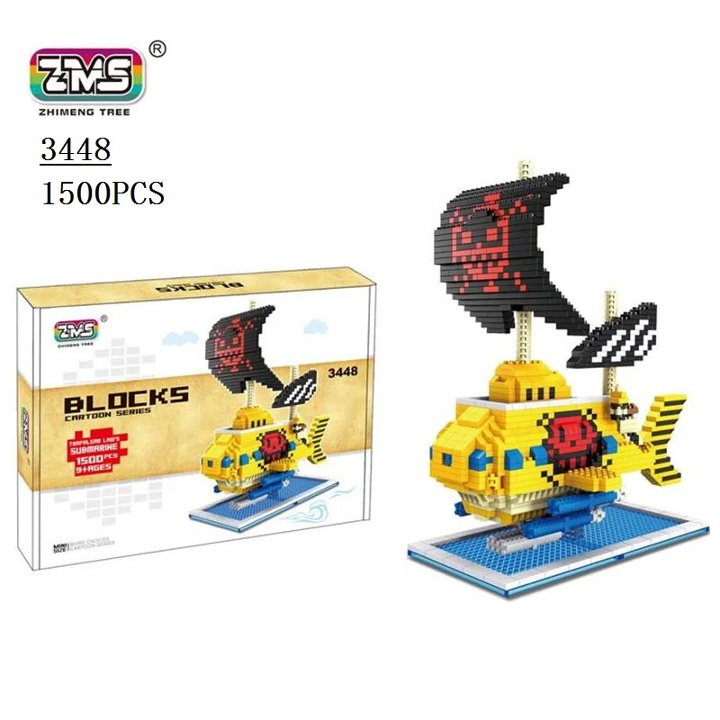 Мини-конструктор ZMS один кусок корсар самодельные строительные игрушки