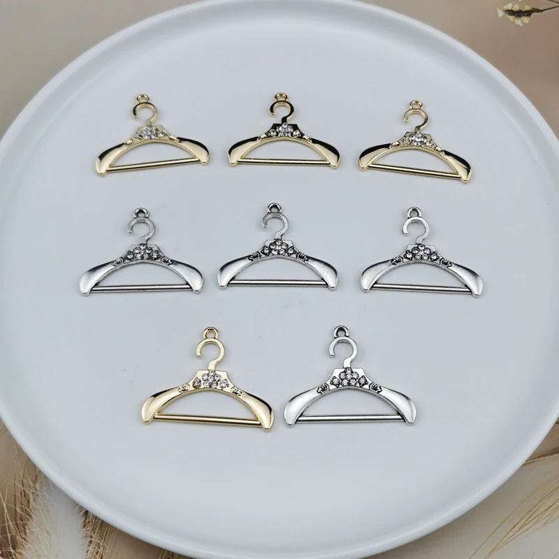 10 шт./лот Подвеска из цинкового сплава дизайнерские подвески со стразами