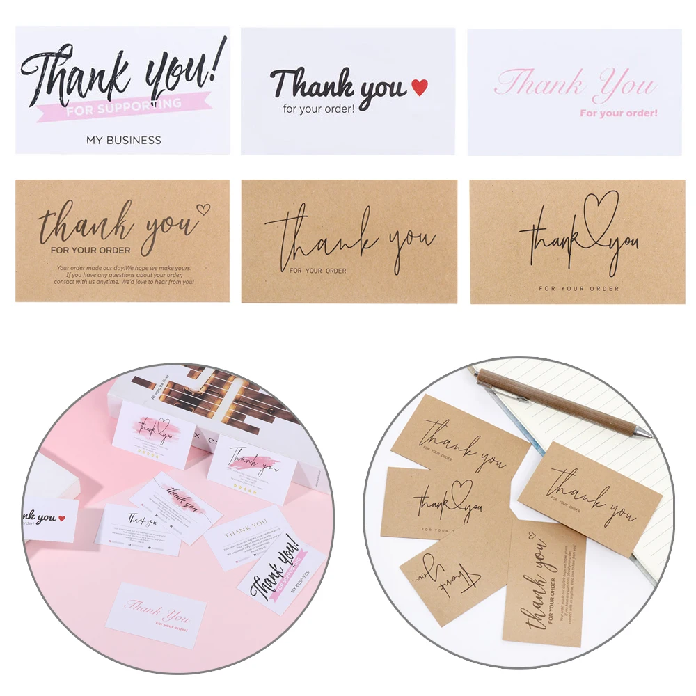 30 шт./компл. розничного онлайн картон посылка &quotСпасибо вам за ваш заказ&quot