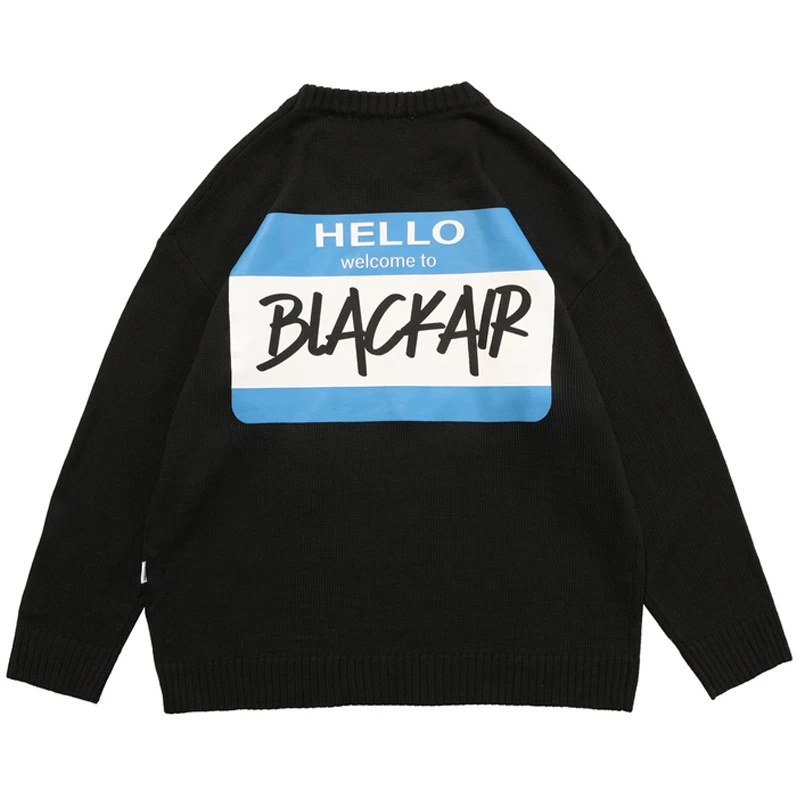 

Мужские зимние хлопковые свитера с принтом после заметок, уличная одежда в стиле Харадзюку, вязаная одежда оверсайз в стиле унисекс, Свобод...