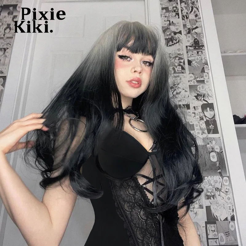 Кружевное Сетчатое черное боди PixieKiki корсет сексуальные наряды для женщин