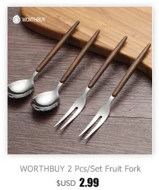 WORTHBUY 304 Нержавеющая сталь десертная ложка для детей Торт Мороженое Ложки, кухонные принадлежности ужин в ресторане суп совки