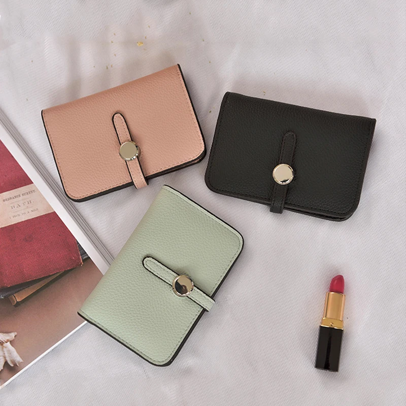 Простой кошелек CASMOR женский клатч кошельки высококачественный кожаный