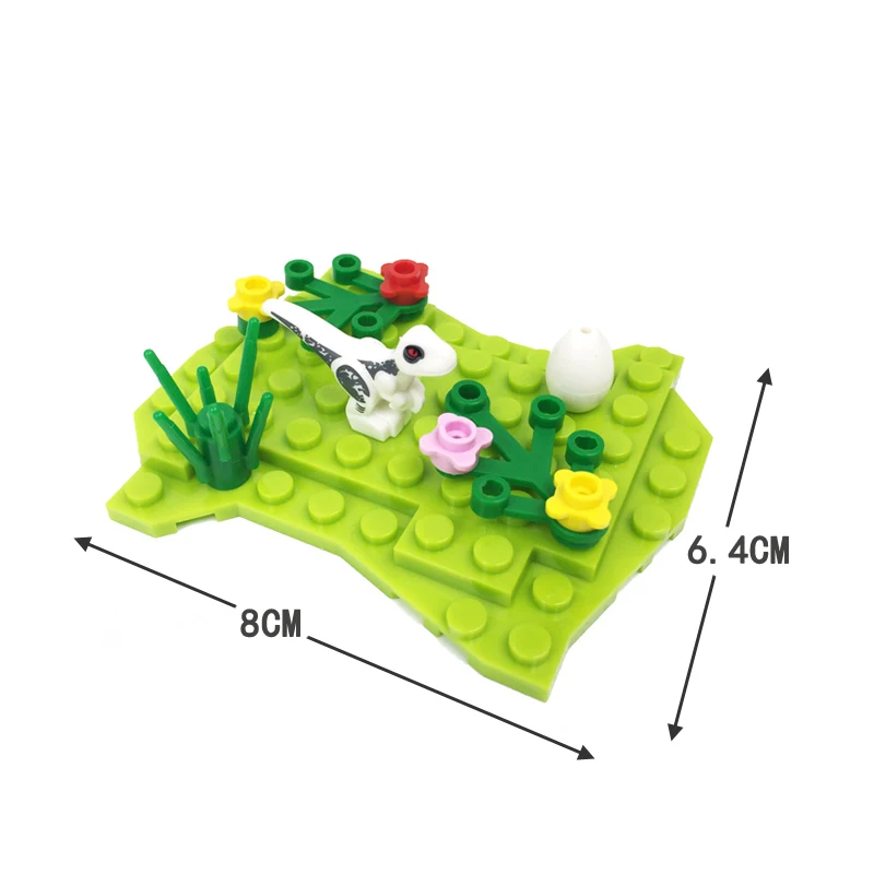 Конструктор MOC Парк Юрского периода динозавры тираннозавр совместимый