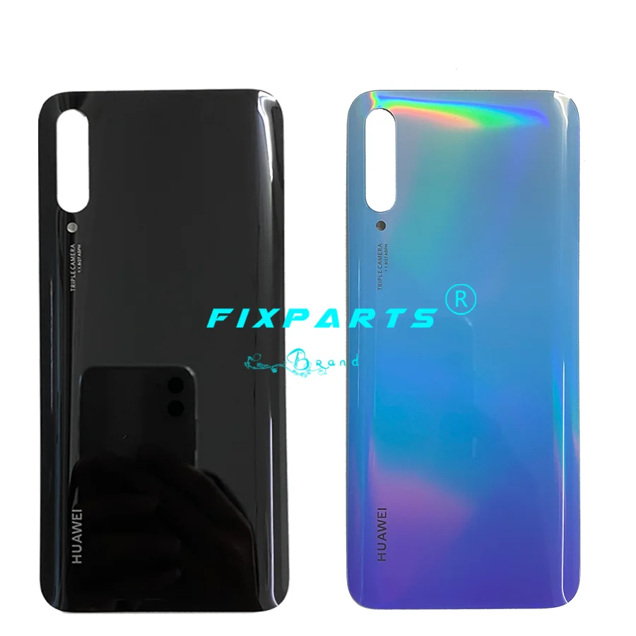 Оригинальный Huawei Y9S задняя крышка батарейного отсека стеклянный корпус Дверь