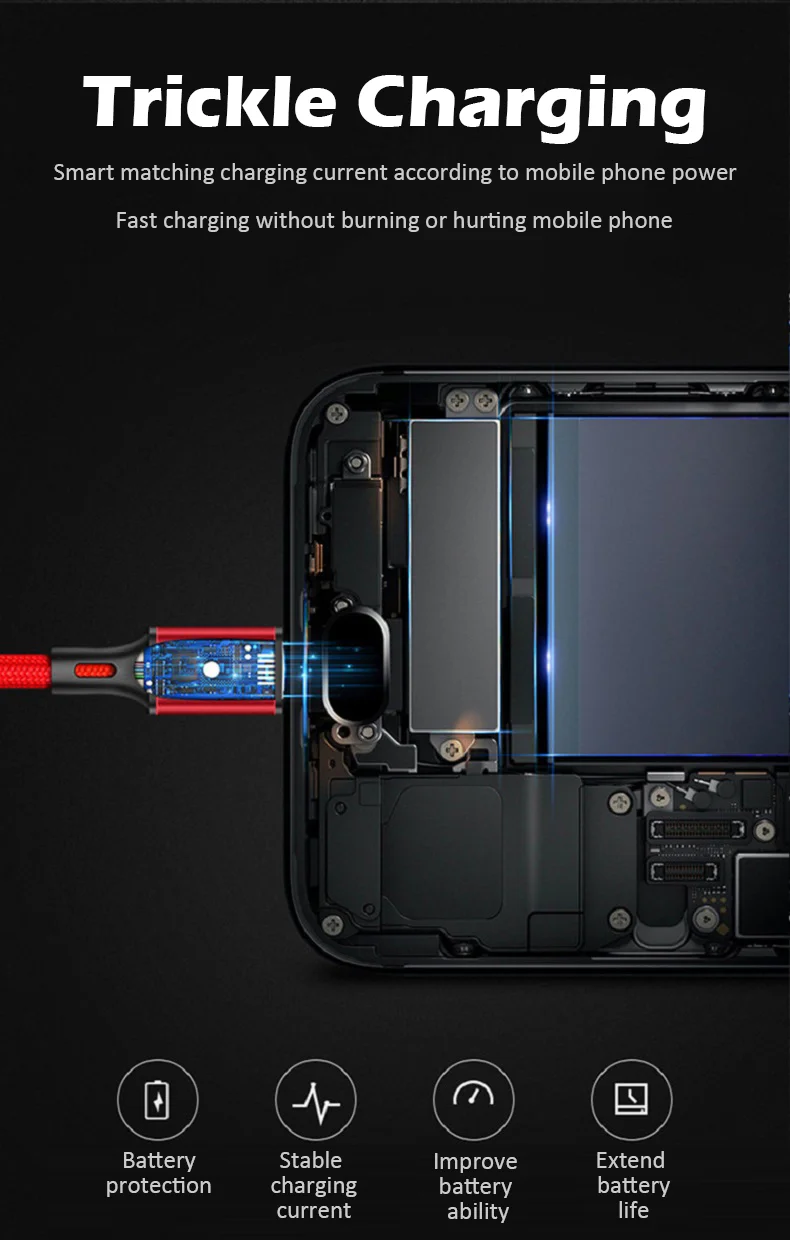 3 в 1 USB кабель для мобильного телефона Micro usb type C кабель зарядного устройства для Android iPhone зарядный кабель Micro USB шнур зарядного устройства