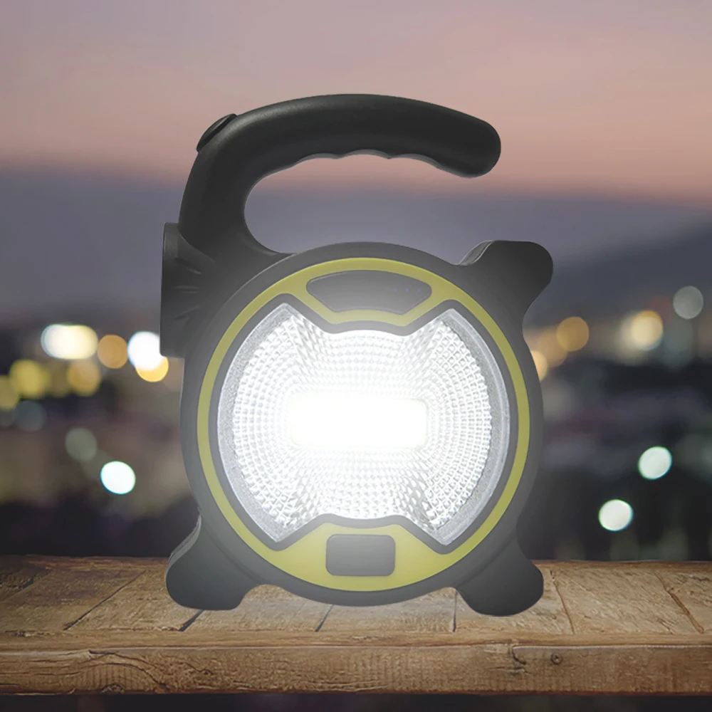 Светодиодная портативная Рабочая Лампа COB внутренний аварийный свет ретро