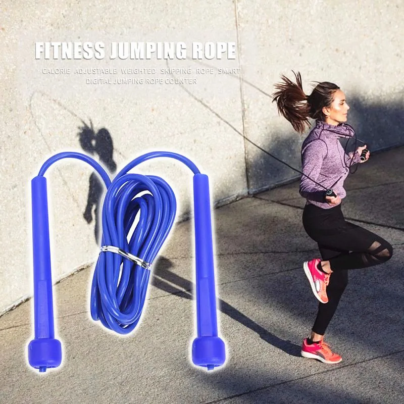 Новинка 2021 Скакалка с регулируемой скоростью для фитнеса взрослых 9 футов в длину