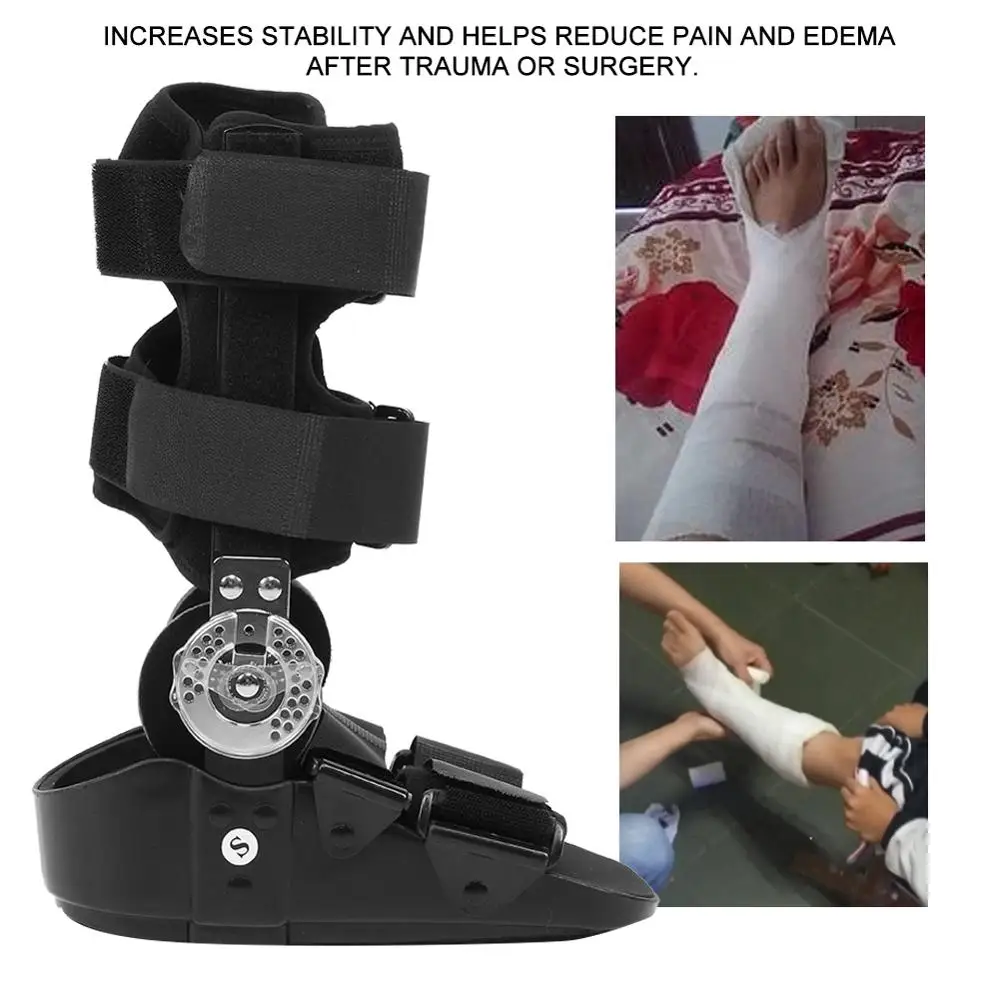 Adjustable Medical Walking Boots Ankle Foot Fracture Shoes Medical Supplies Bone Care Relief Sport Injur Edema Pain Walker Brace