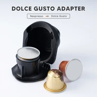 reusable capsule adapter for nespresso coffee capsules convert with dolce gusto coffee stainless steel coffee machine accessorie