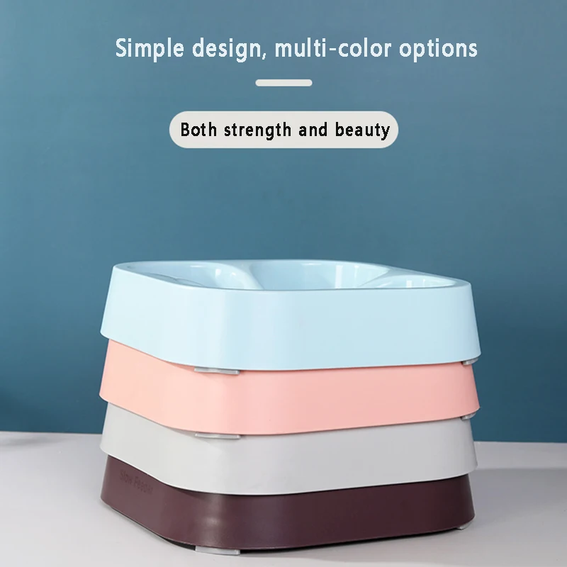 JORMEL устойчивая к удушью миска для домашних животных Кормушка кошек и собак PP