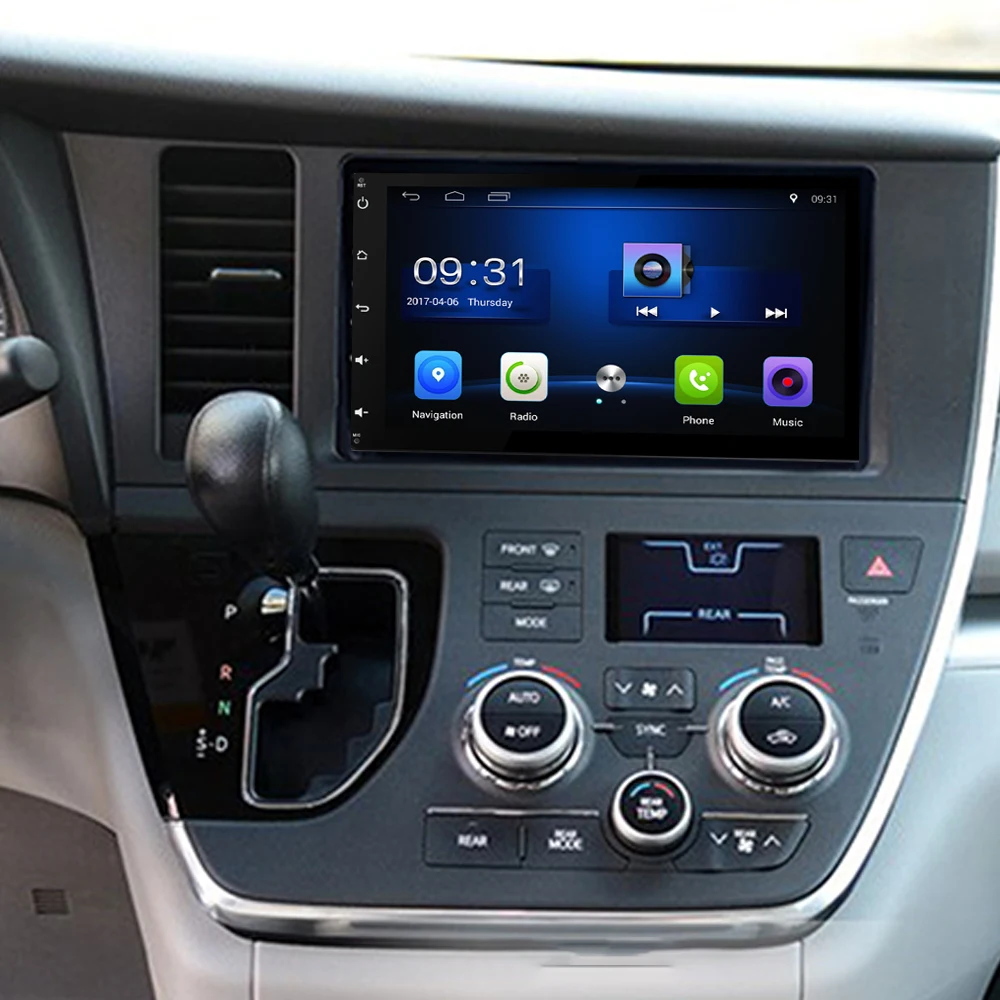 Автомобильный мультимедийный плеер стерео GPS DVD радио навигация Android экран