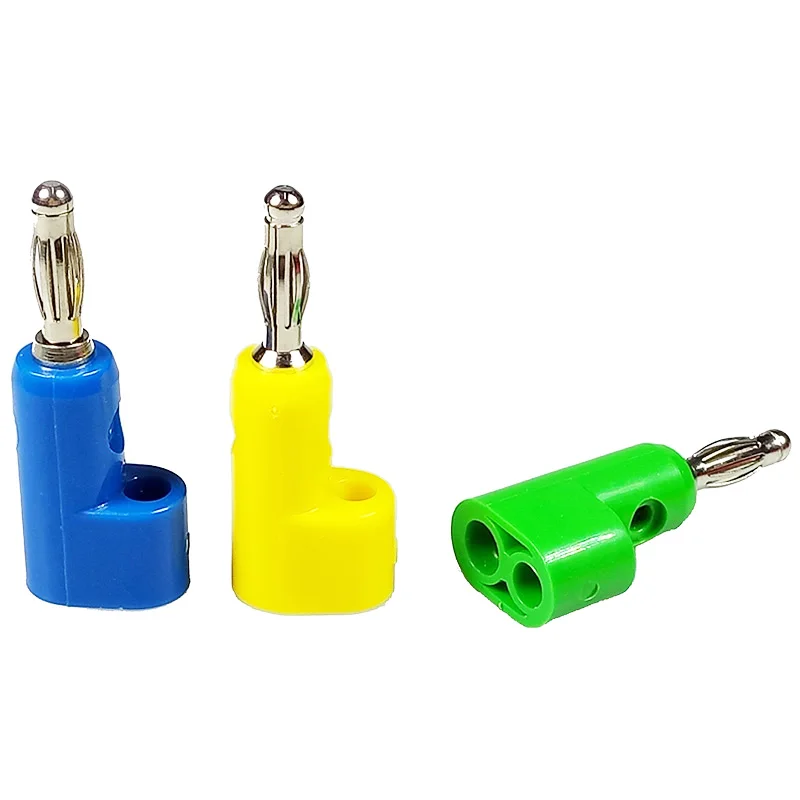 10pcs/lot Audio Speaker Amplifier Banana Male Plug Binding Post 4mm Jack&ampPlug Terminal Connector with Hole for Cable | Обустройство
