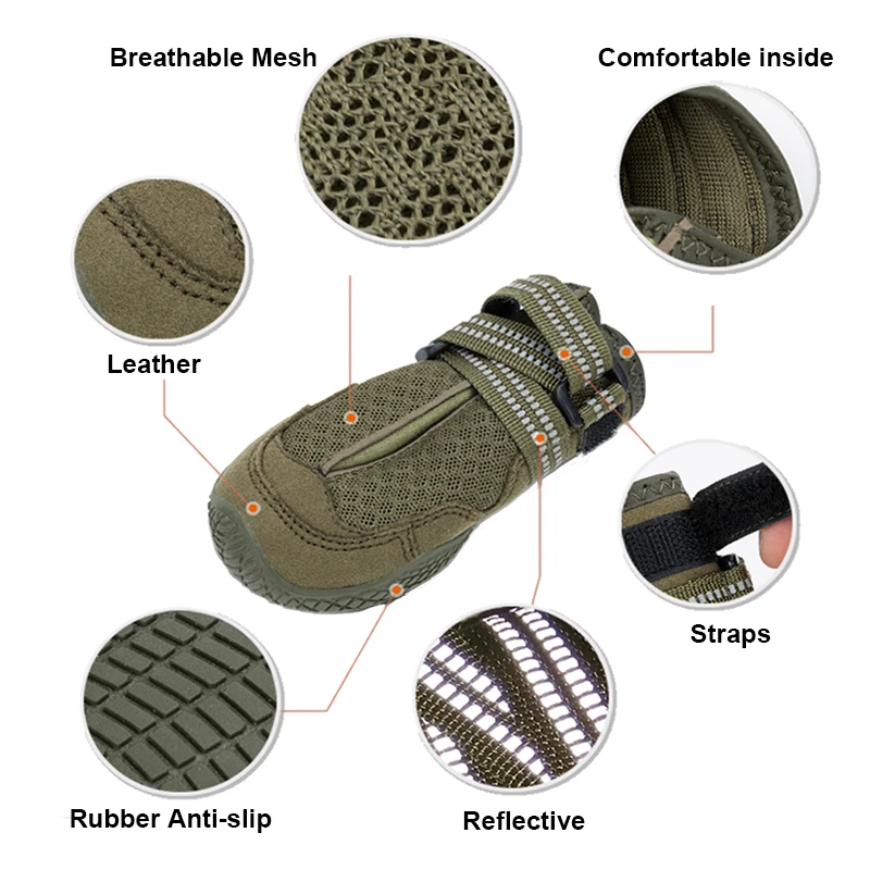 Truelove Обувь для собак спортивная зимняя обувь снежной погоды водонепроницаемая