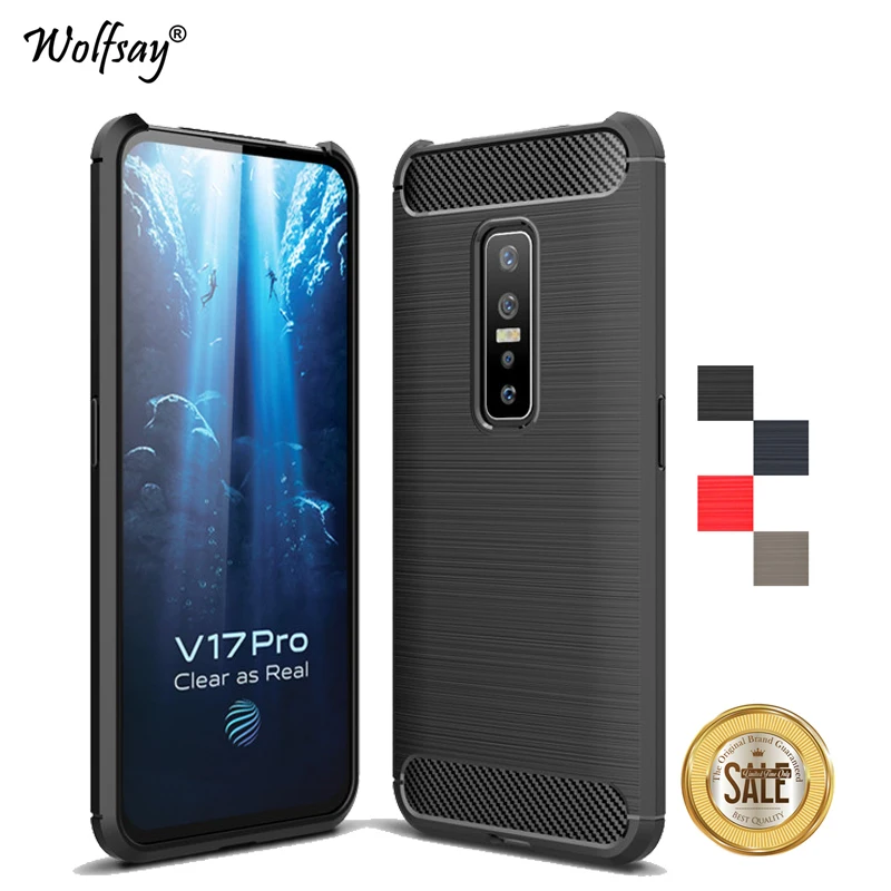

For Vivo V17 Pro Case Shockproof Armor Rubber Silicone Phone Case For Vivo V17 Pro Protective Cover For Vivo V17 Pro Protector