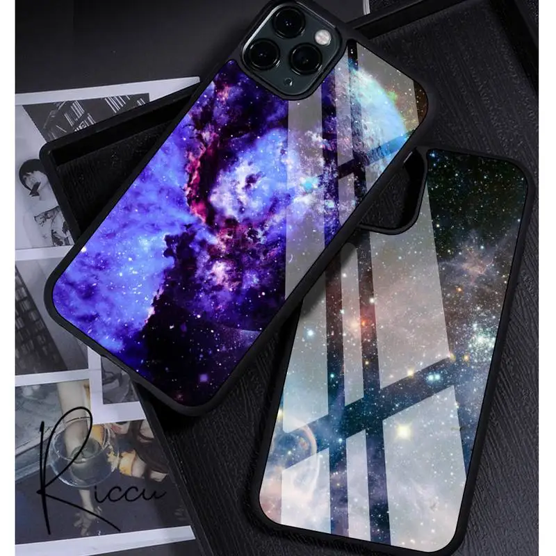 

Starry sky Phone Case Rubber for iPhone 12 11 Pro Max XS 8 7 6 6S Plus X 5S SE 2020 XR 12 Mini case