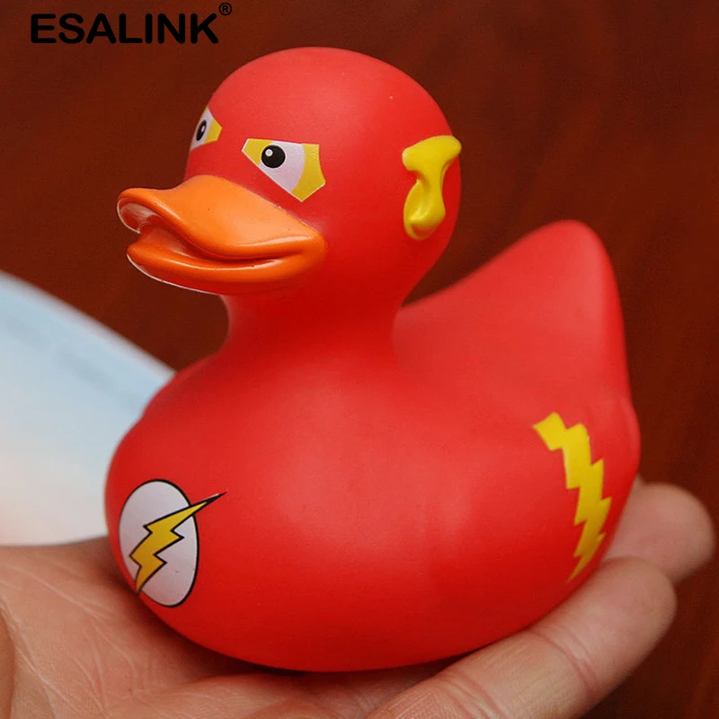 Фигурка ESALINK коллекционные игрушки резиновая утка молния красный d фигурки