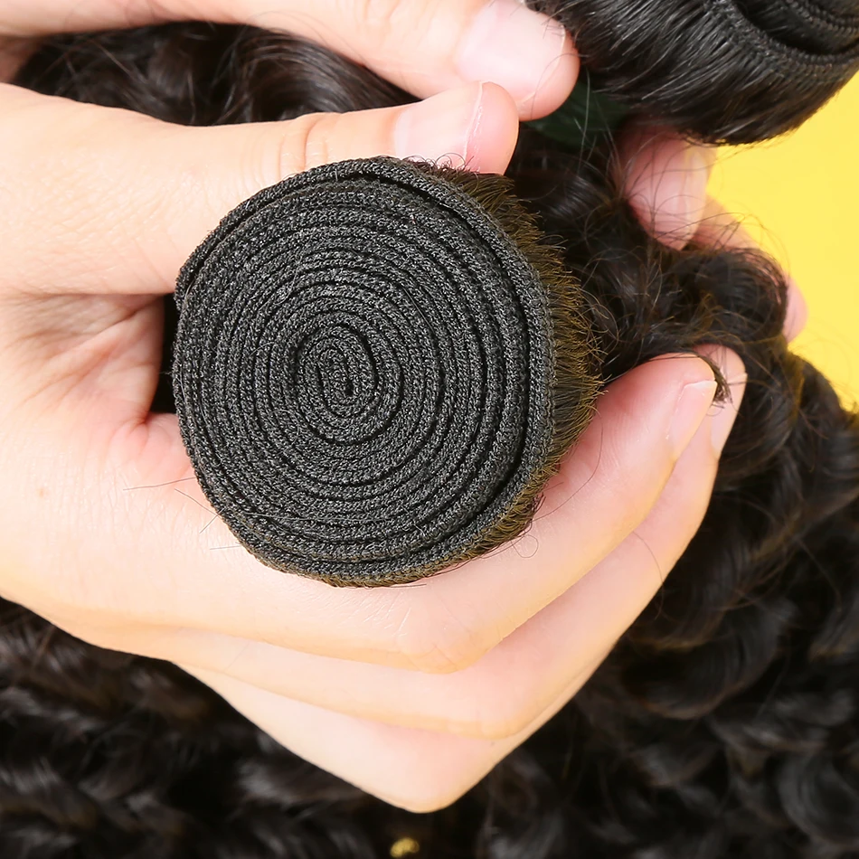 Instaone 8A малазийские вплетаемые пряди кудрявые 100% человеческие волосы 28 30 дюймов 3/4