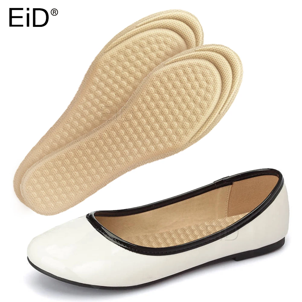 1 пара женские стельки дышащие массажные антискользящие вставки вставка на