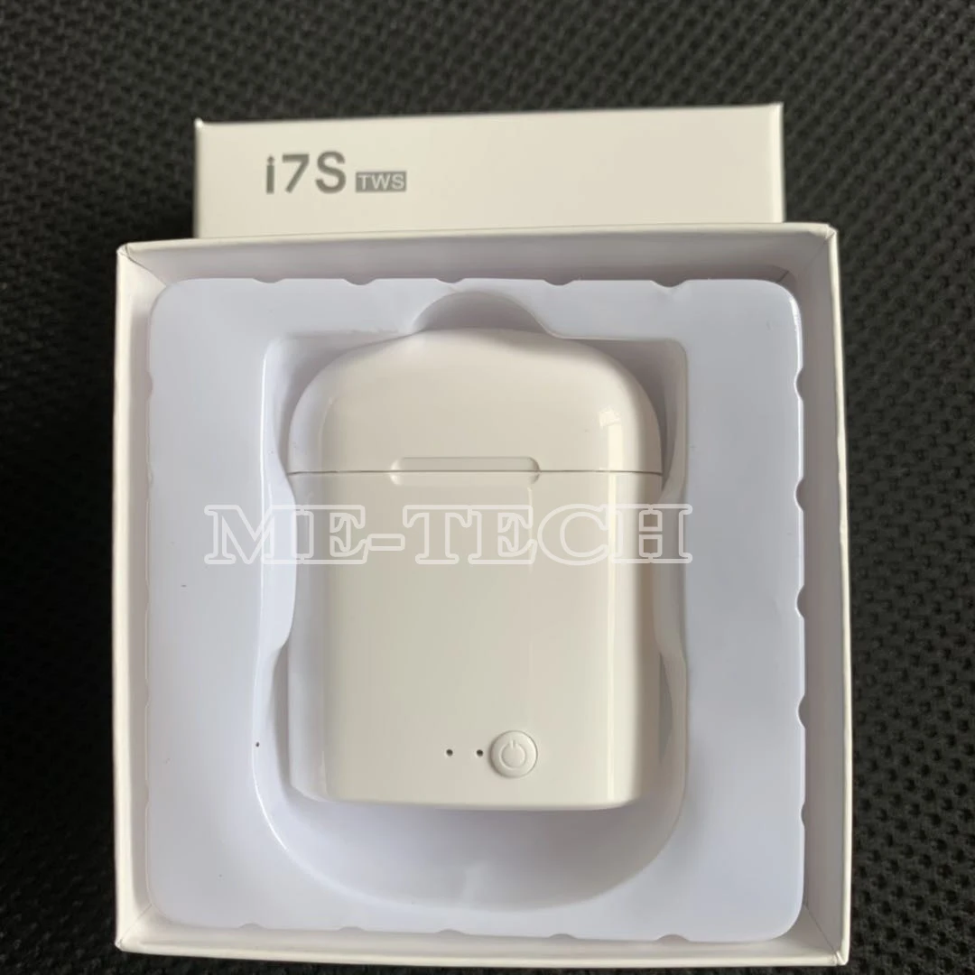 20 шт. мини I7S TWS наушники беспроводные Bluetooth V5.0 двойные i7 Близнецы с микрофоном