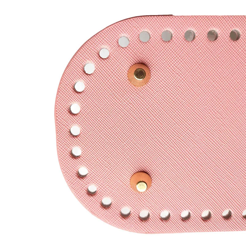 Новый овальной формы с нижней частью для вязаная сумка PU кожаная аксессуары