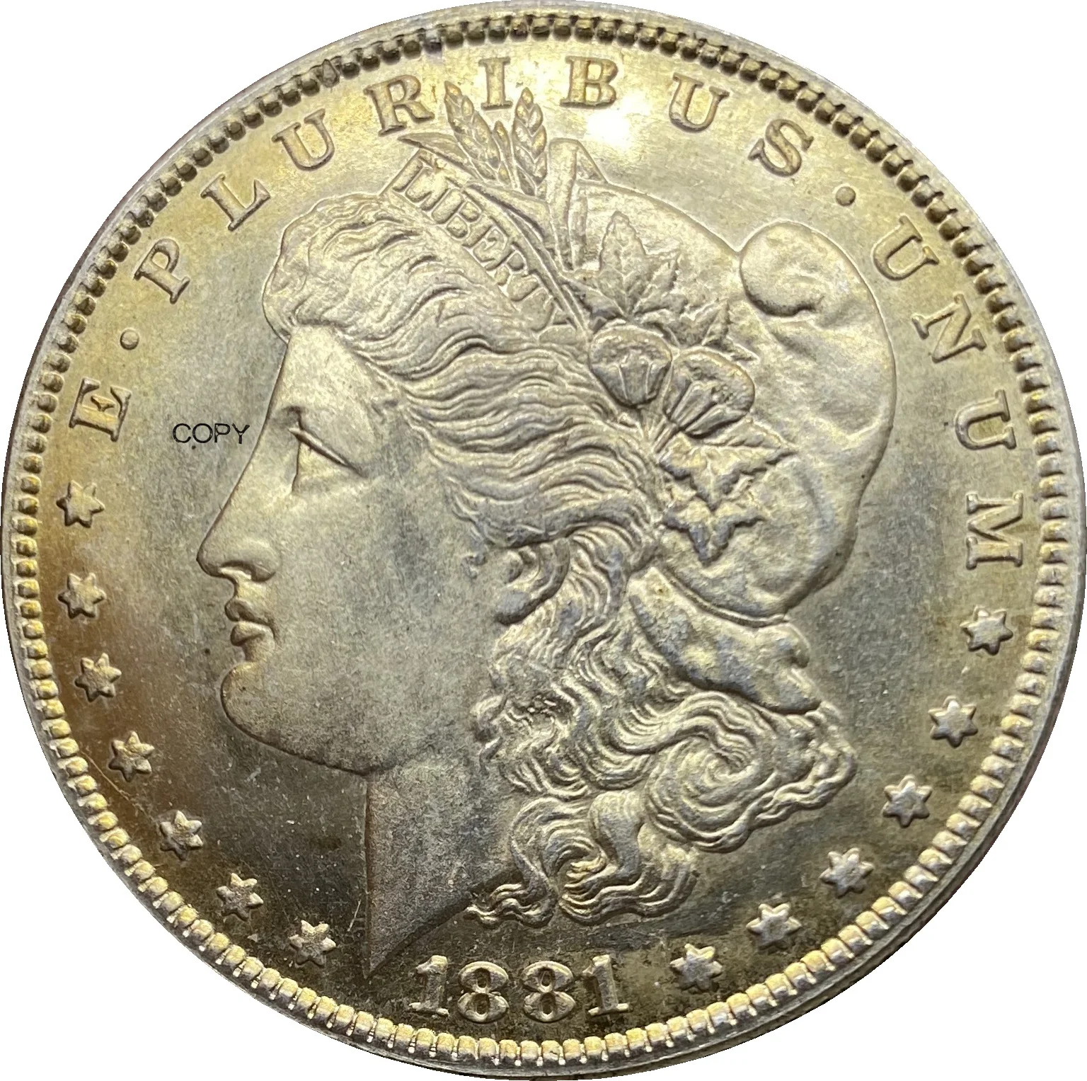 

Серебряная монета США 1881 Morgan Dollar