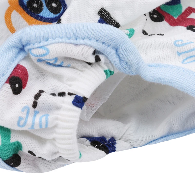 Новые Мультяшные моющиеся тканевые подгузники водонепроницаемые детские для