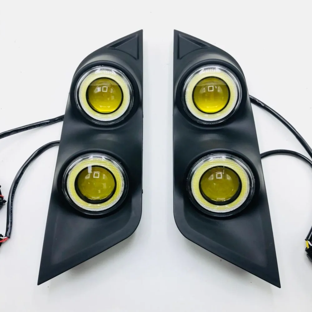 Один комплект водонепроницаемых светодиодных противотуманных фар