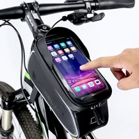 touch screen waterproof bike phone stand holder for iphone 13 12 11 pro max x xs xr 8 7 plus bicycle mobile phone holders