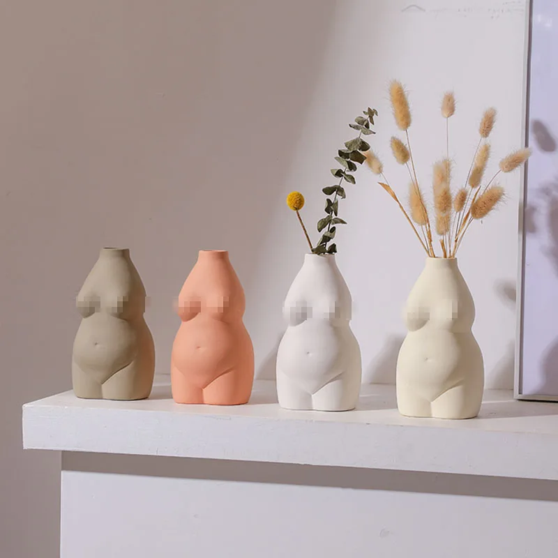 Molde de silicona para maceta de cemento, para decoraci&oacute;n creativa de yeso, yeso, hogar-0