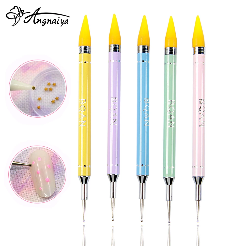 ANGNYA 1 шт. новые украшения для ногтей карандаши точечная ручка липкая сверлильная