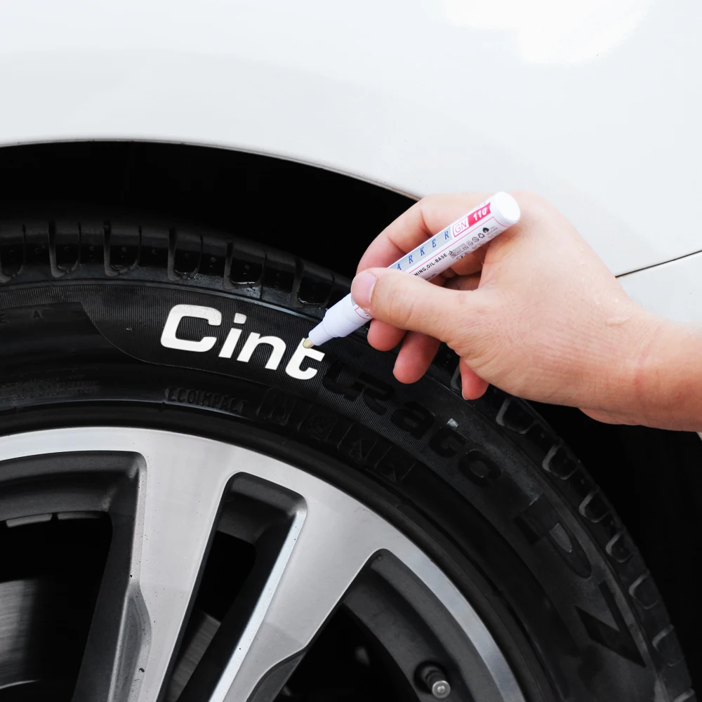 Шины для легковых автомобилей протектора шины CD Металл маркер граффити ручка