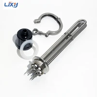 ljxh all 304ss 2tri electric heater heating element 3kw4 5kw6kw9kw12kw 220v380v for homebrew with clamp