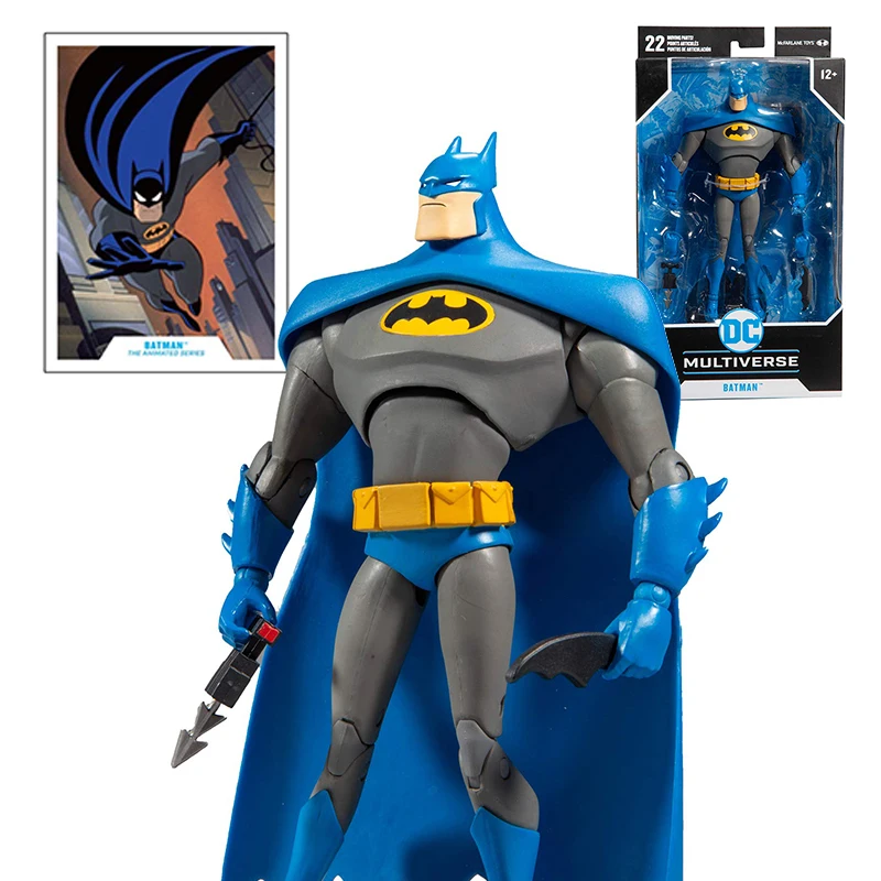 

17CM DC Justice League DETECTIVE COMICS Superhero Batman Blue Variant Cartoon PVC Action Figure Model Collection Toys Gifts