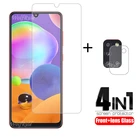 4-в-1 для Samsung Galaxy A31 стекло для Samsung A31 закаленное стекло для Samsung A51 A71 A01 A21S M21 M31 A11 A41 A31 стекло объектива