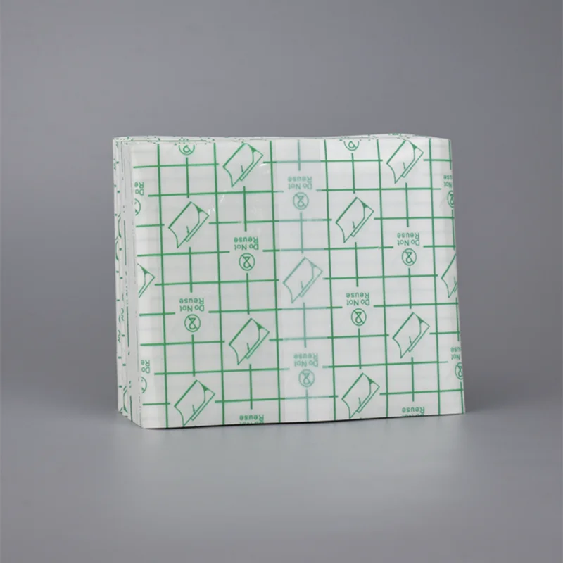 Клейкий пластырь Медицинский Прозрачный из ПУ-пленки водонепроницаемый