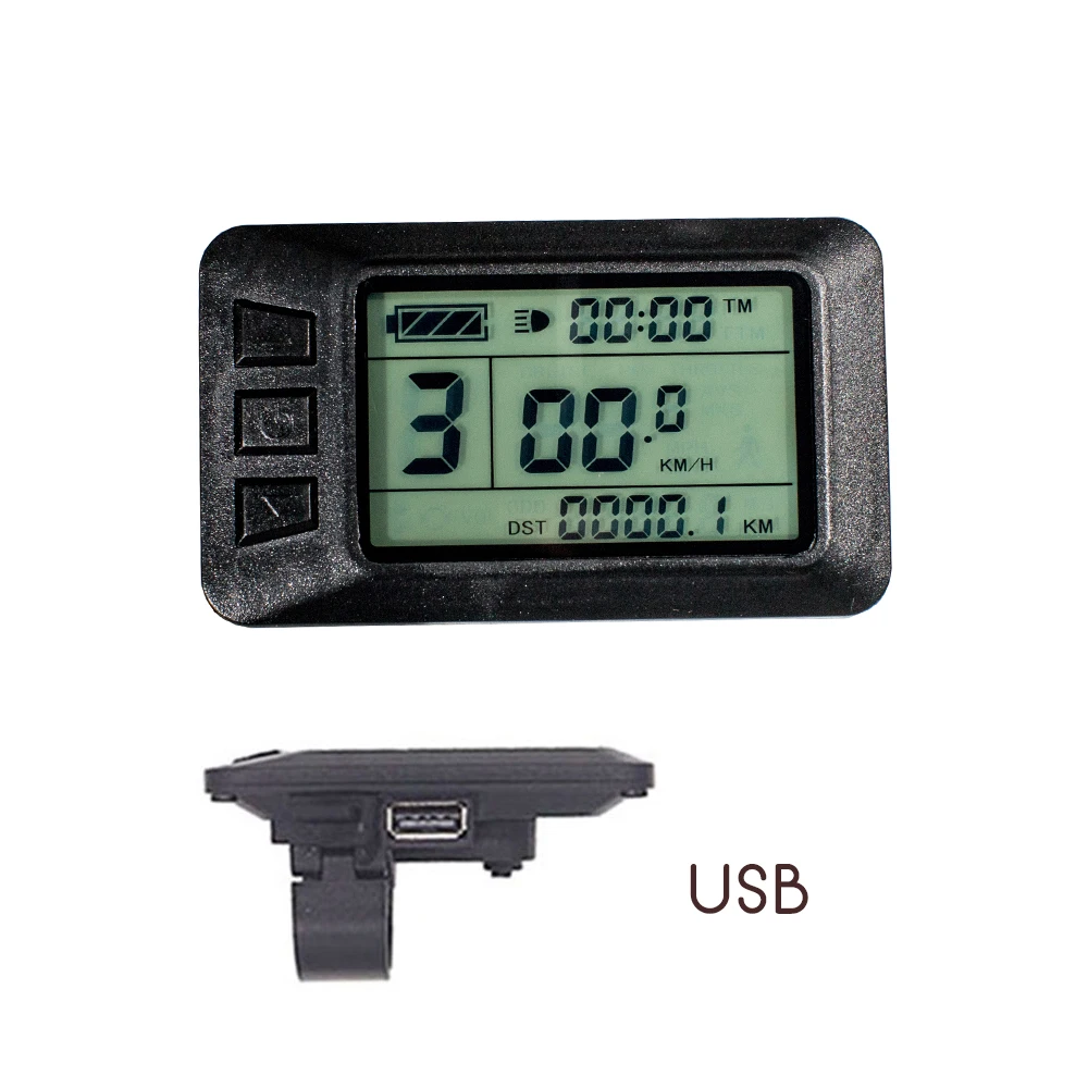 BULU KT LCD 7 Дисплей Новое поступление USB Запчасти для электрического велосипеда