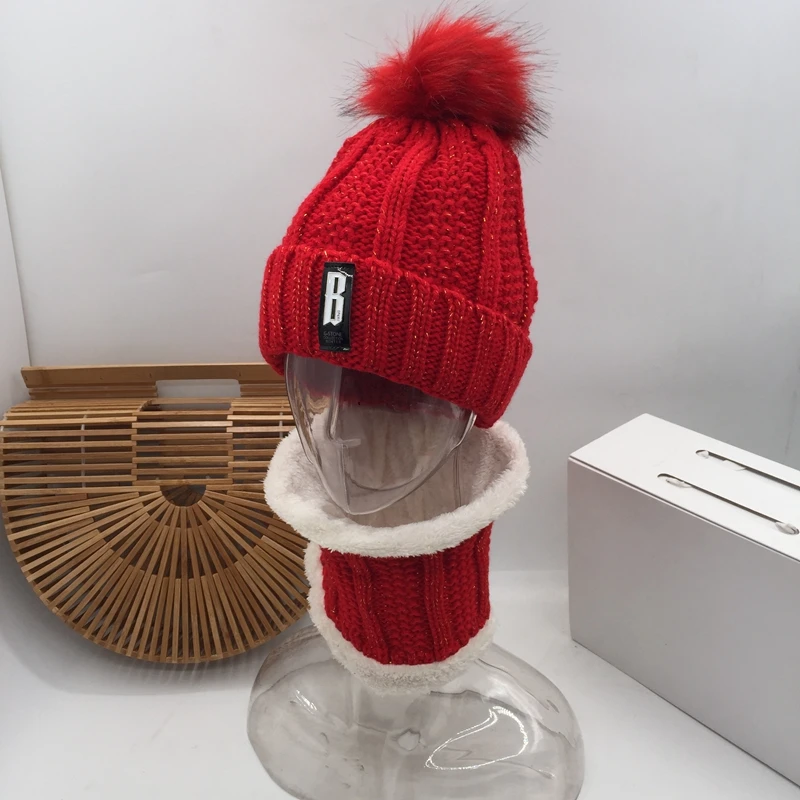 CouplesBlack red beanie женская зимняя шапка с добавлением шерсти зимние наушники