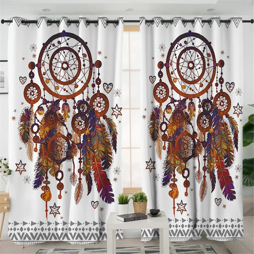 Постельные принадлежности Outlet Dreamcatcher занавески s для гостиной спальни красочные затемненные занавески оконные занавески домашний декор 1 шт
