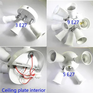 artoo adjustable e27 splitter 359 heads lamp base led light bulb holder adapter converter socket e27 lamp base holder 90 305v free global shipping