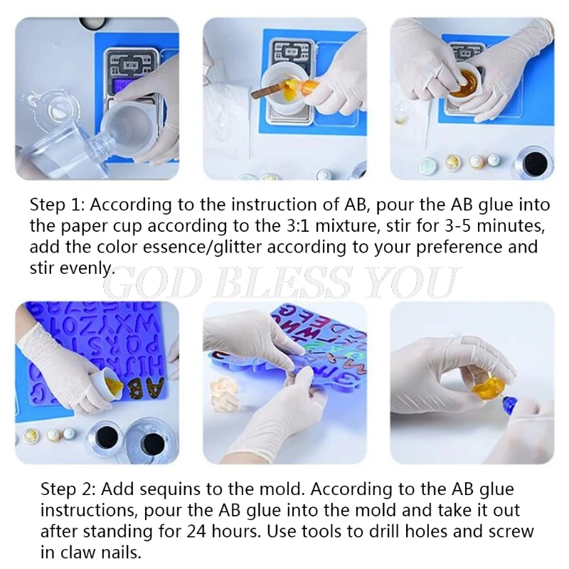 

Alphabet Epoxy Resin Mold English Letters Number Pendant Casting Silicone Mould DIY Crafts Jewelry Keychain Casting Tools