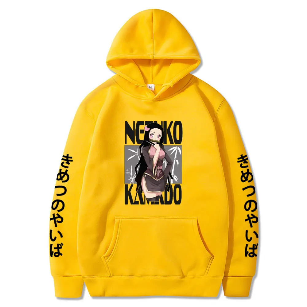 

Demon Slayer Hoodies Men Women Casual Oversized Sweatshirts Anime Loose Hoodie Cozy Streetwear Hoodi Sweatshirt
