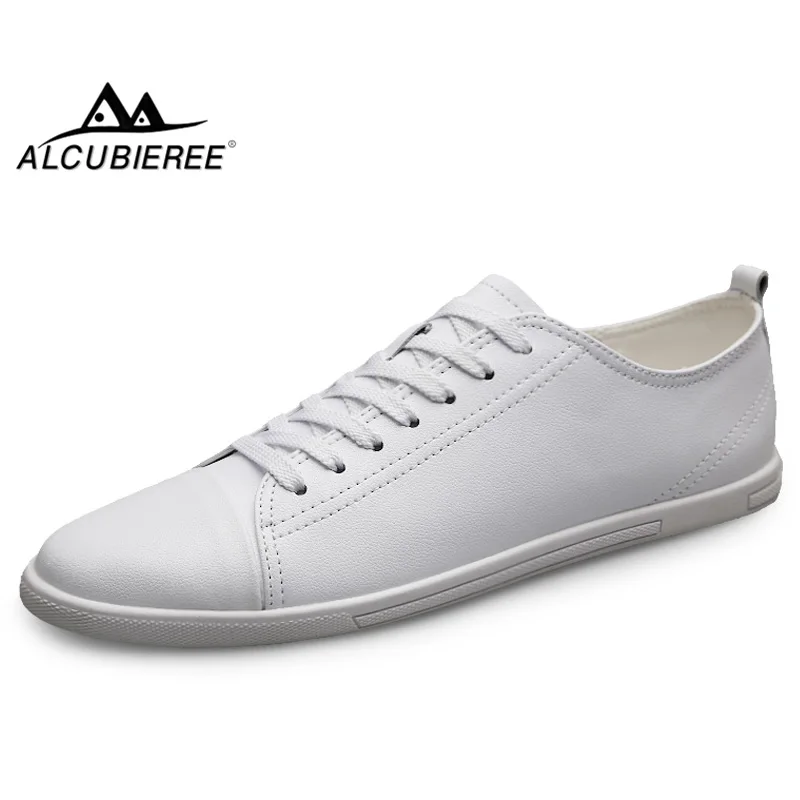 ALCUBIEREE Spring Breathable Mens Casual Shoes Lightweight Skateboarding for Male Fashion Lace-up Sneakers Flat Footwear |