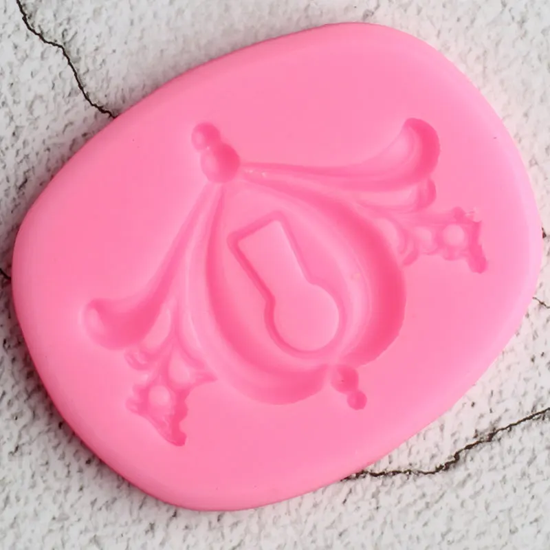 3D ключ Замочная скважина силиконовые помадные формы кухонные инструменты для